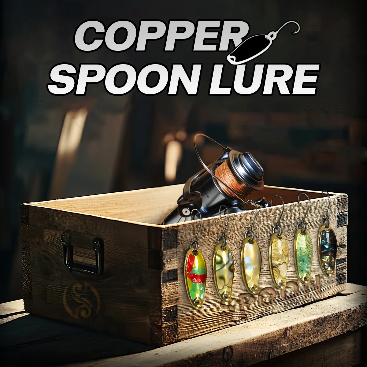 WATERBOY 1 Uds 2,2g 2,8g 3,5g 5,0g 7g señuelo cuchara de cobre nuevo diseño cebo de Metal - imagen 3