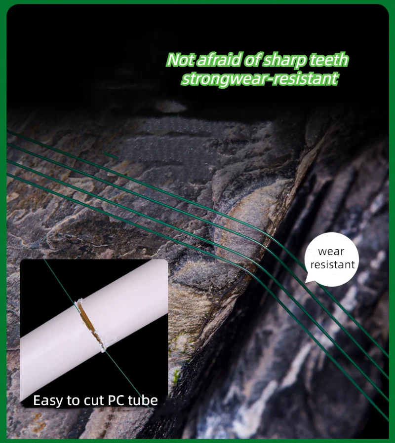 Sedal de pesca supersuave, hilo de nailon Invisible, resistente al desgaste, 220M - imagen 5