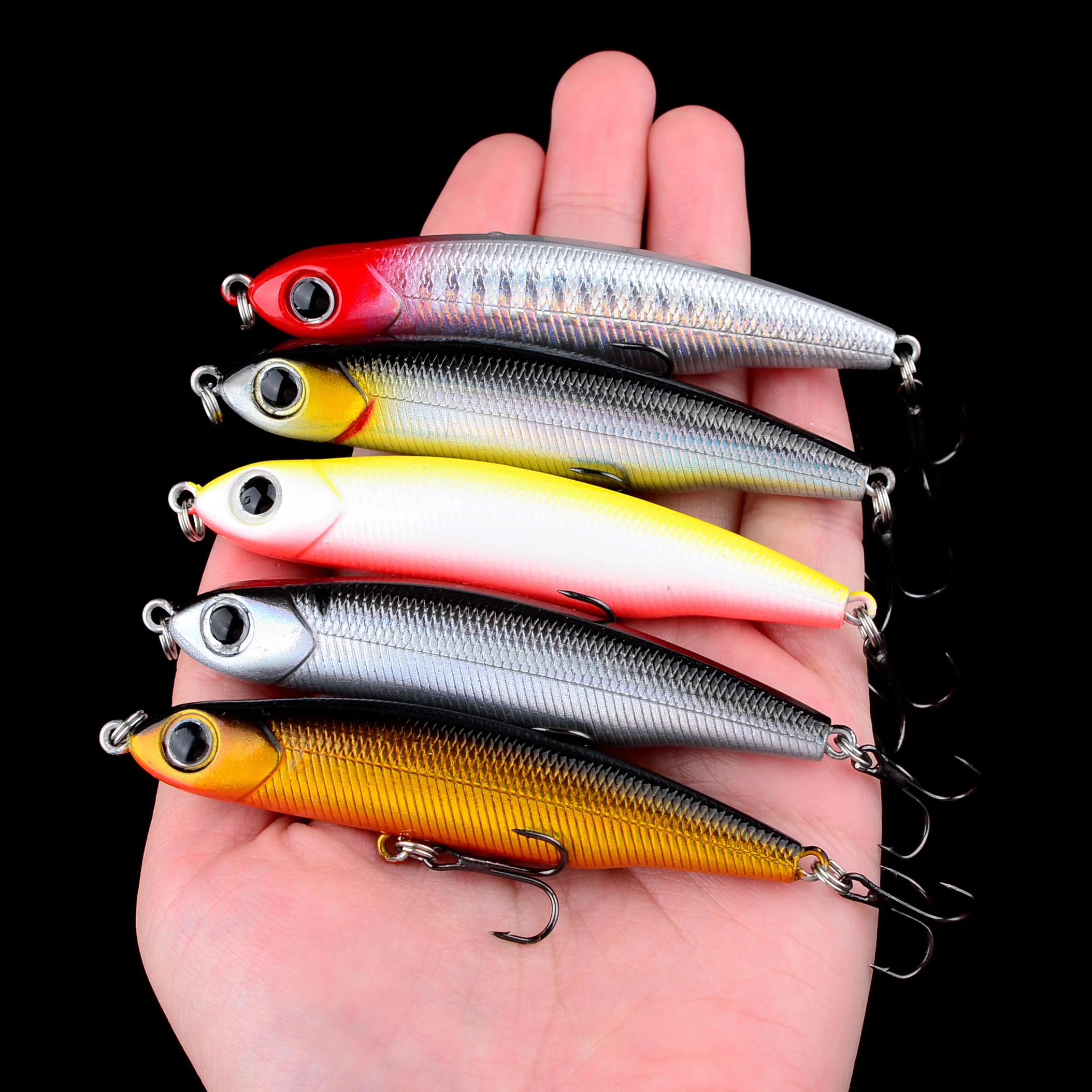 Señuelo lápiz hundente para lubina – Cebo duro trolling y jigging - imagen 4