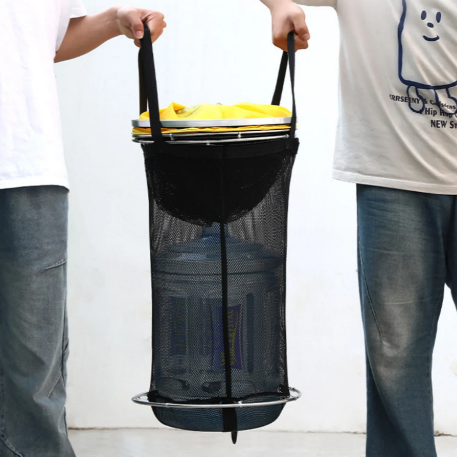 Cubo de pesca portátil de secado rápido, bolsa para peces vivos, bolsa larga duradera, red de pesca para carpa, cruciana, cabezona, Tilapia, Bream, lubina - imagen 4