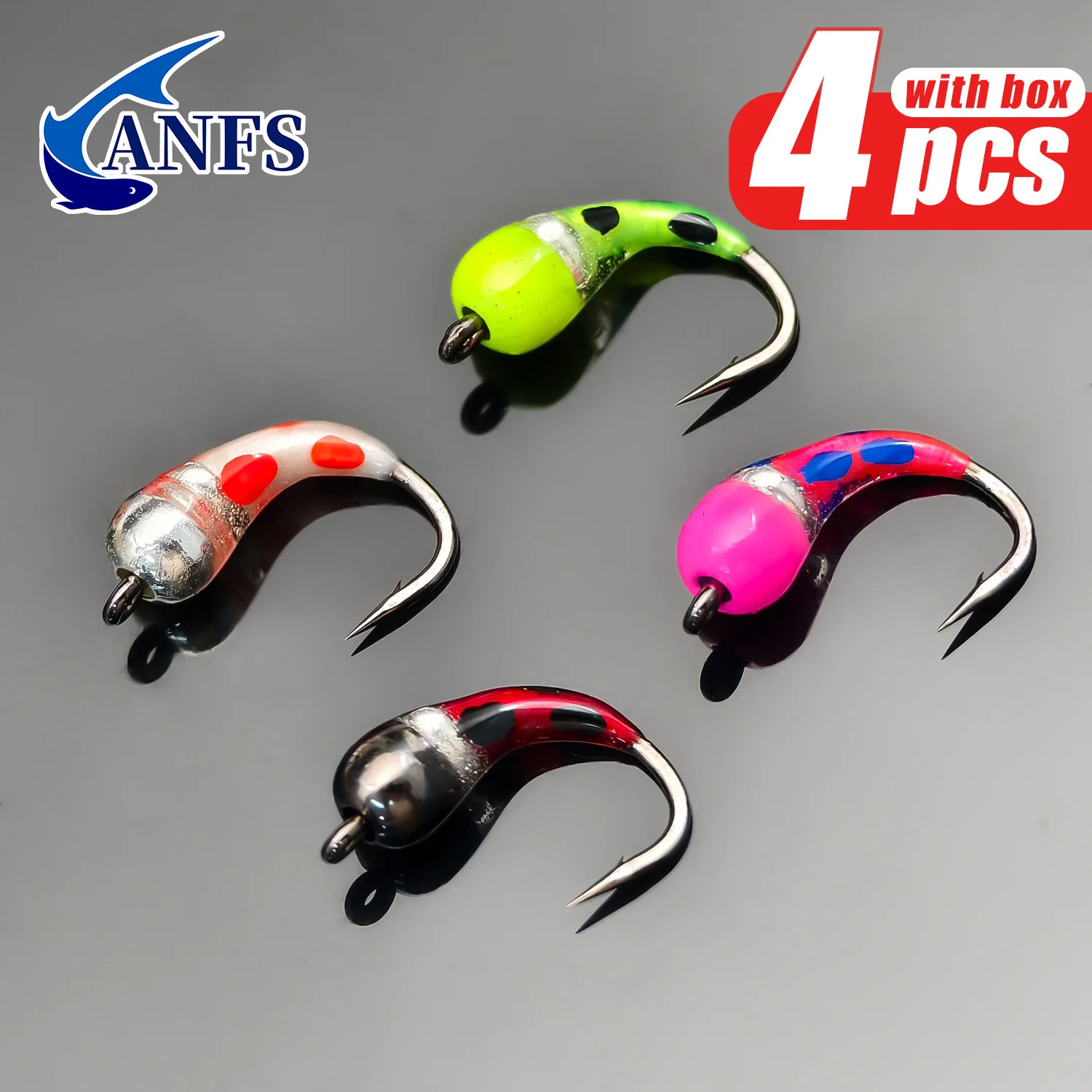 Ninfas Midge ANFS para Pesca en Hielo – Artesanales - imagen 5