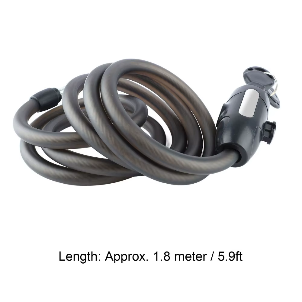 Candado antirrobo cable resistente al clima para bicicleta y moto - imagen 5