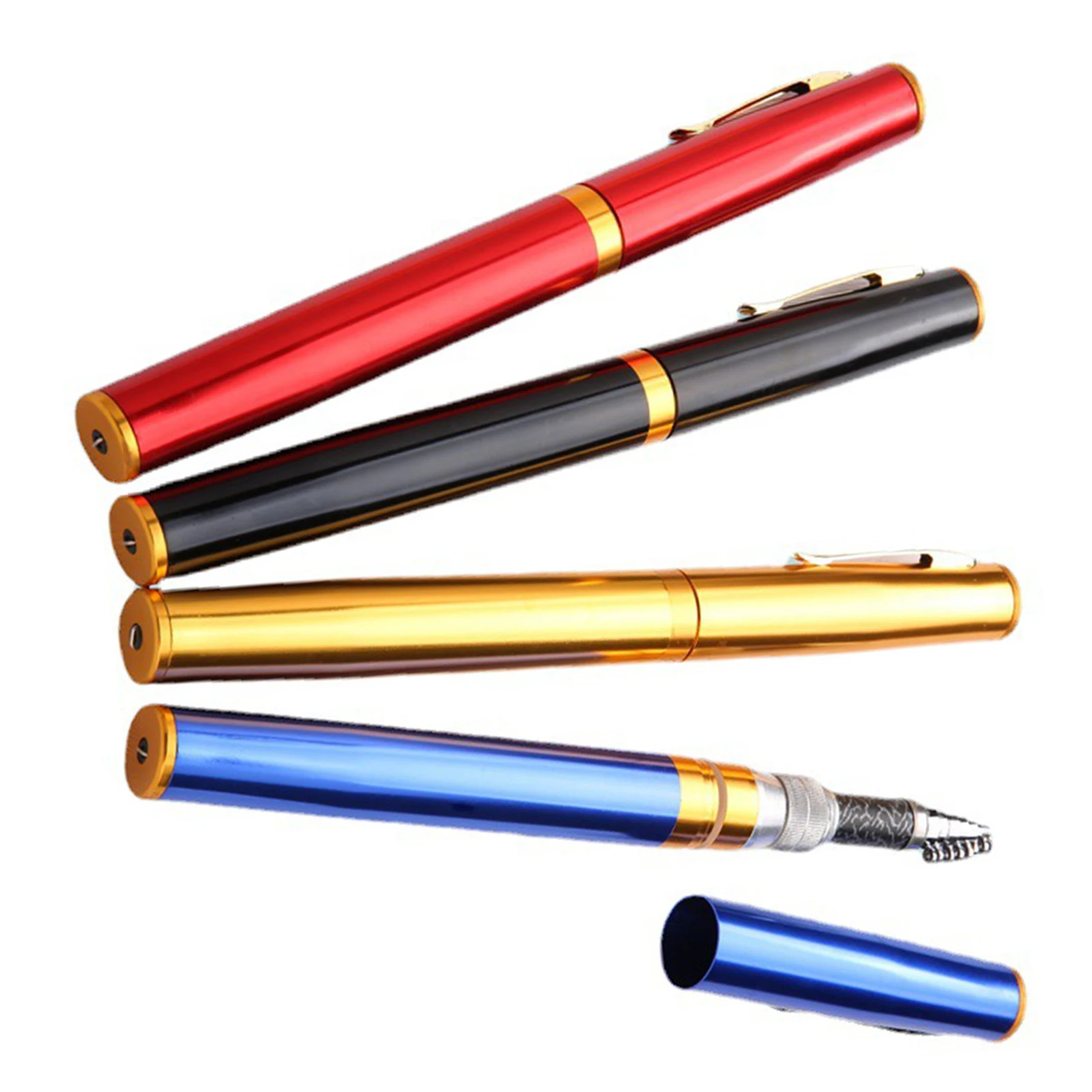 Mini caña de pescar de bolsillo portátil, Sección de caña ajustada, equipo de pesca para agua dulce y salada - imagen 4