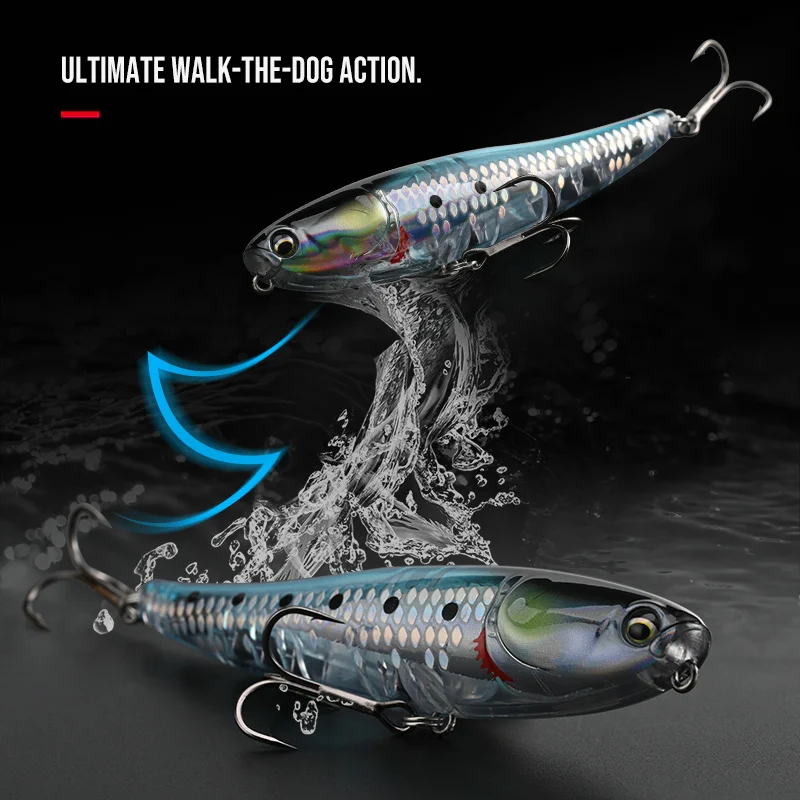 ALLBLUE BULLET MULLET Topwater lápiz caminante de superficie flotante señuelo de pesca caminar el perro 8g 17,5g cebo duro de lubina de agua salada - imagen 3