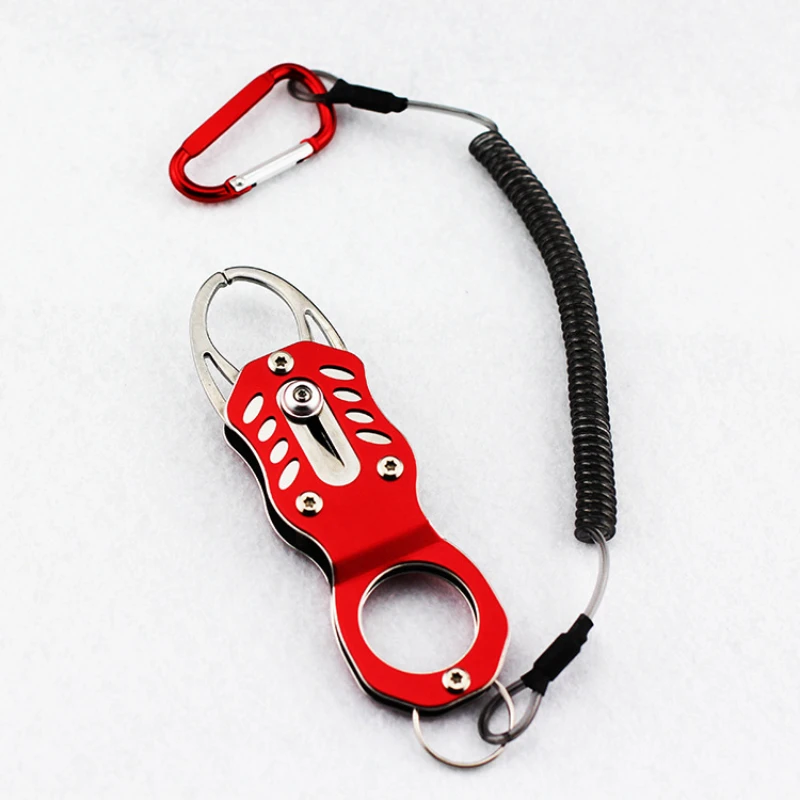 Mini controlador de agarre para peces, señuelo de acero inoxidable, eliminación de anzuelos, trampa para peces, señuelo portátil multifunción, herramientas de pesca para Control de peces - imagen 3