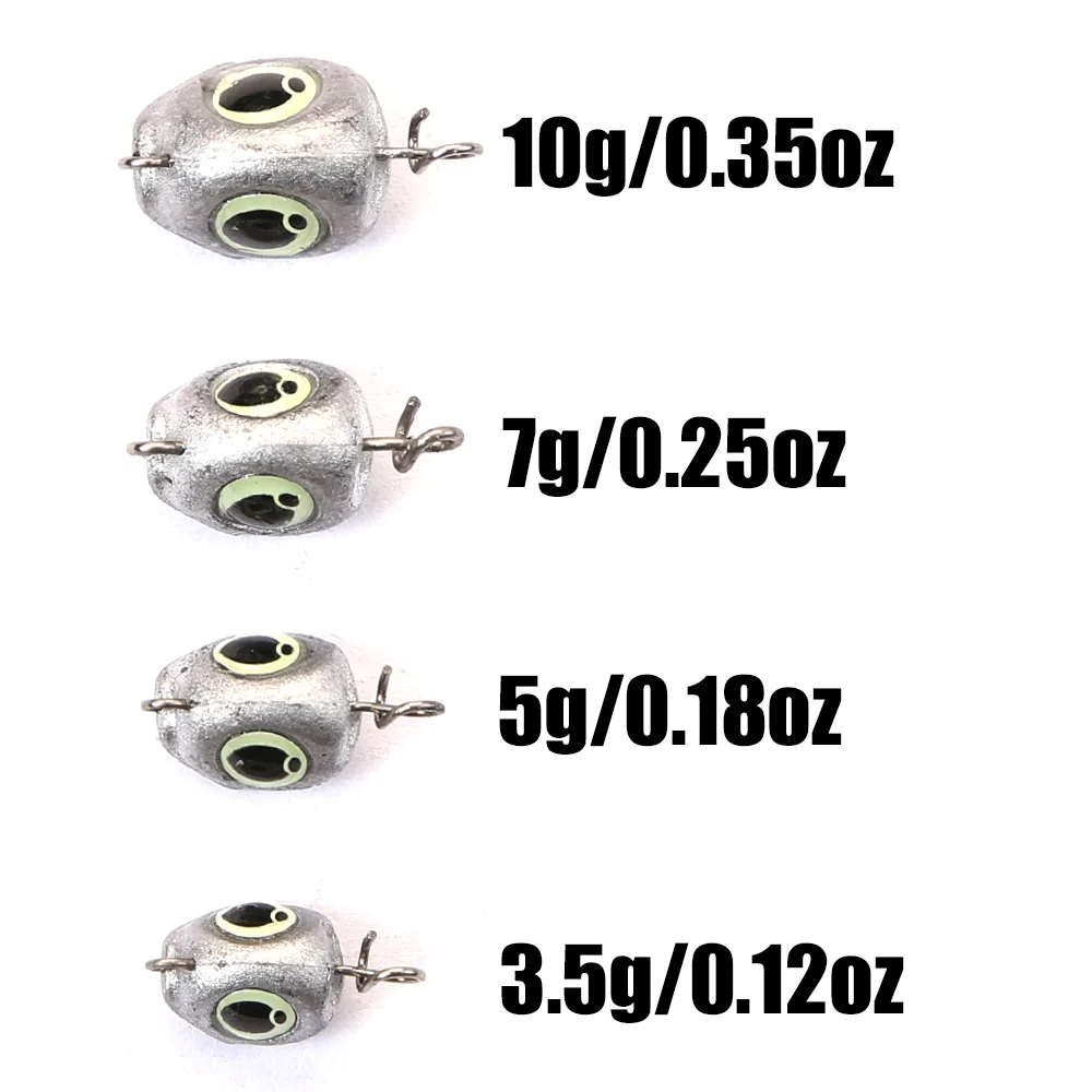 B&U Cheburashka Jig Head – Plomo para vinilos de pesca