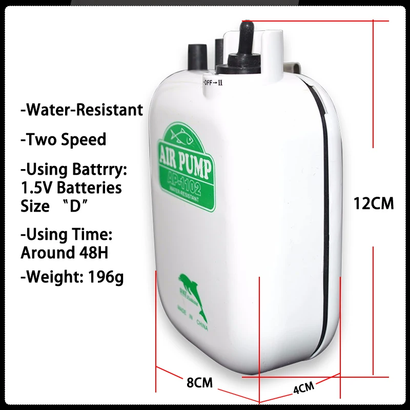 Experimente el bombeo de aire resistente al agua sin esfuerzo con una funcionalidad de dos velocidades y hasta 1