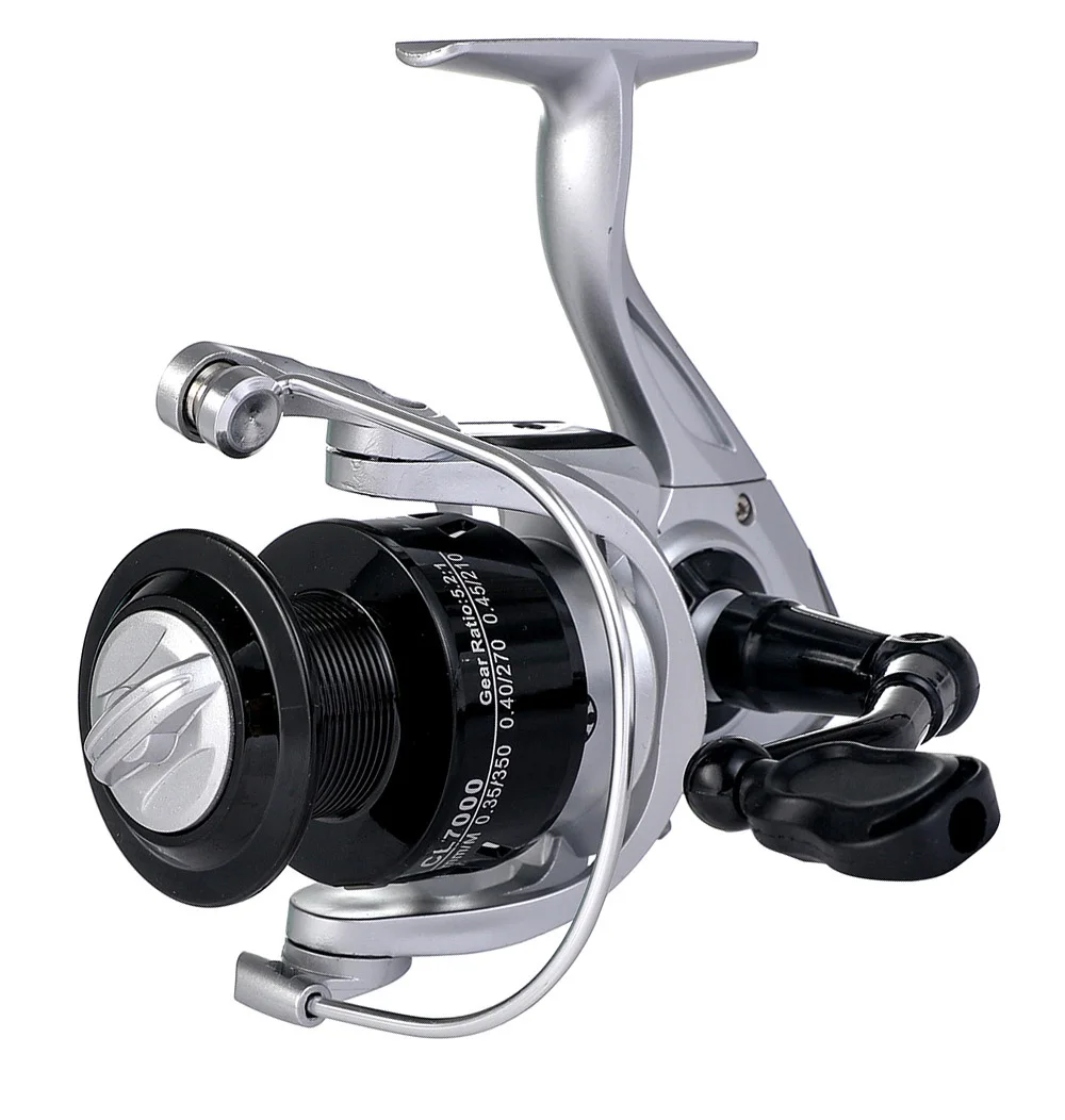 Kit de carretes giratorios para pesca, Set de cañas de pescar telescópicas de 1,8 m, peso del señuelo 5-20g, relación de engranaje 5,2: 1, rueda para lubina, lago, mar - imagen 5