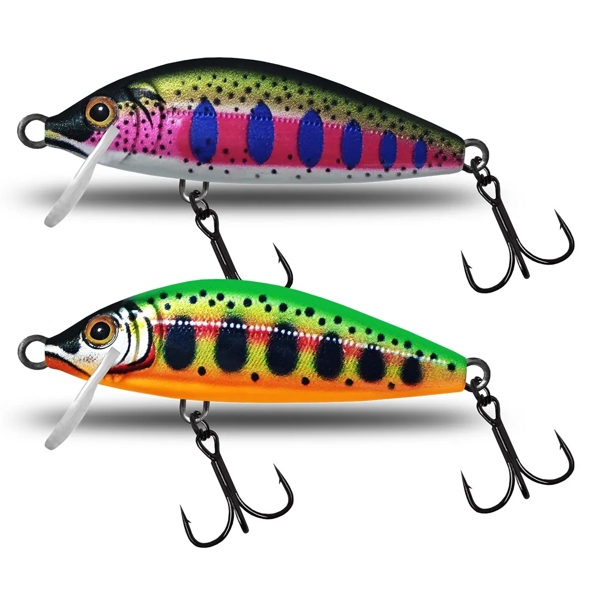 Señuelo de pesca de pececillo hundido, industria superior, 4 colores, 6cm, 8g, señuelo de trucha Artificial, cebos duros Jerkbait para lago - imagen 3
