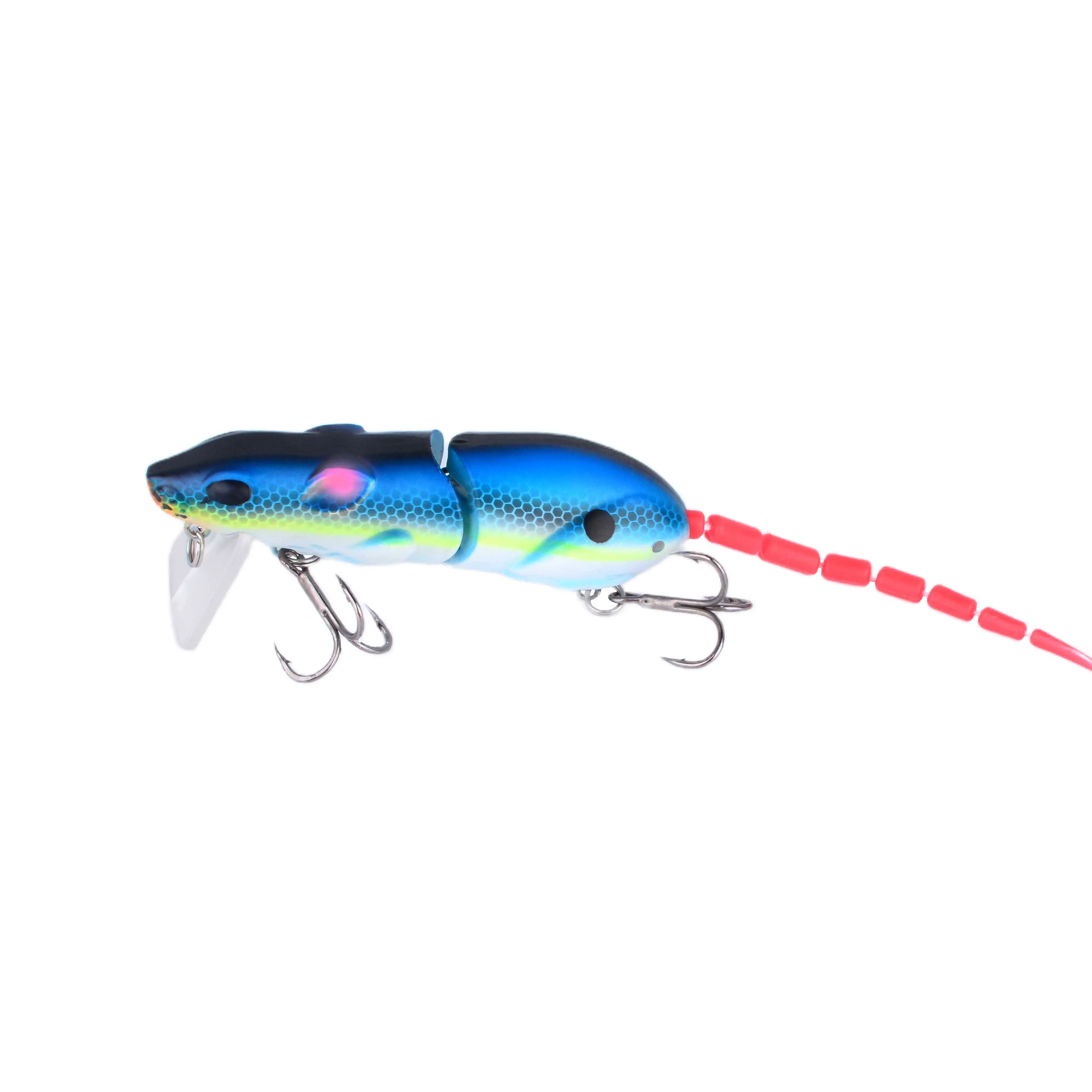 Señuelo de ratón de plástico Artificial, señuelo de pesca Swimbait rata, Lucio, lubina, pececillo, cebos flotantes, accesorios de aparejos de pesca, 1 ud. - imagen 5