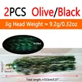 2pcs Olive I Black