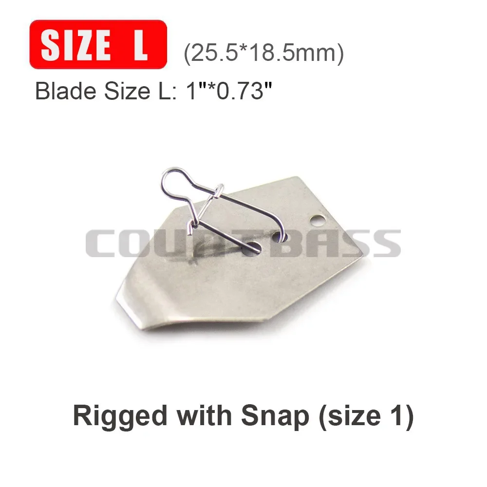 COUNTBASS 20 piezas hojas de Chatter broches aparejados, cuchillas de vibración de acero inoxidable, plantillas de vibración personalizadas para bailarina de plantilla de natación - imagen 2