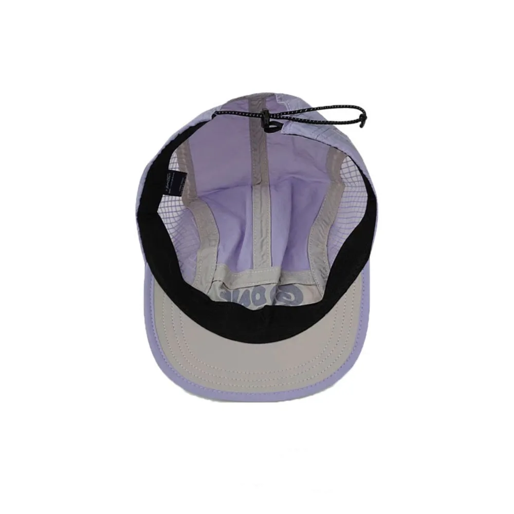 Casual Letter Printing Quick-drying Hat Drawstring Design Japanese Style Sunshade Cap Thin Adjustable Sun Visor Cap Unisex - imagen 3