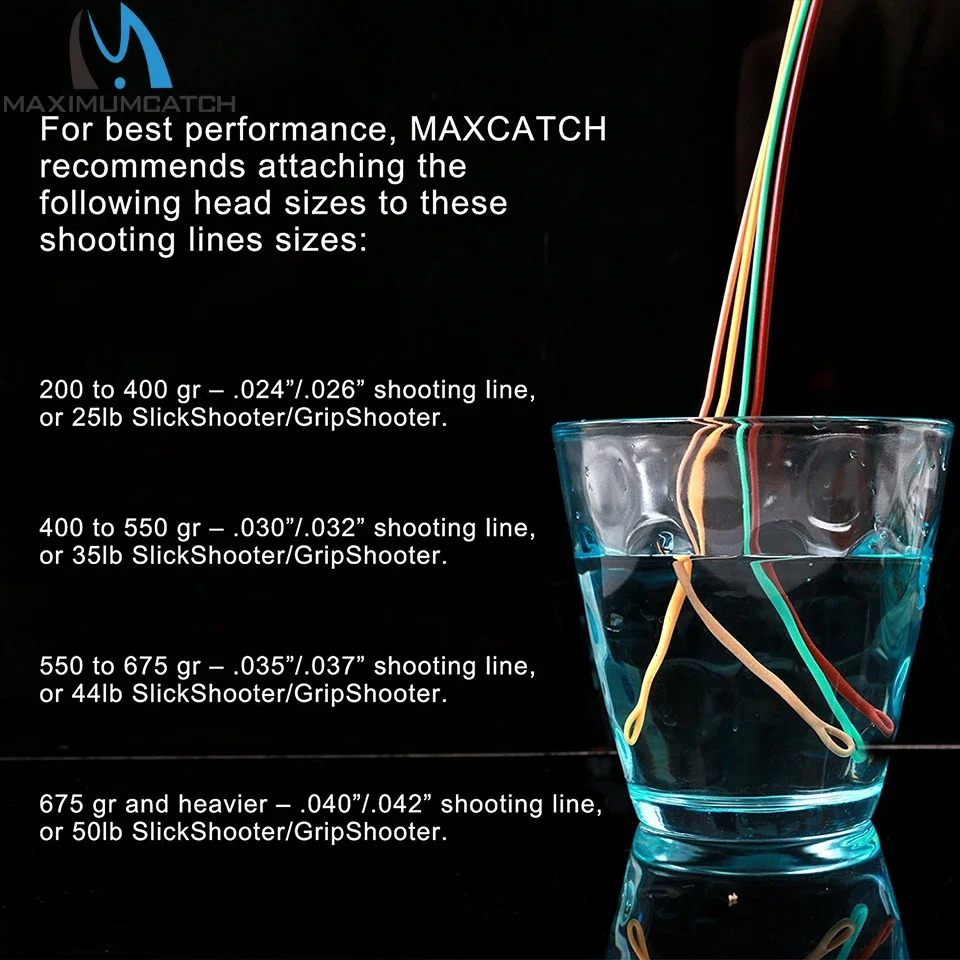 MAXIMUMCATCH Skagit-sedal multicolor bucles soldados lanzamiento largo - imagen 2