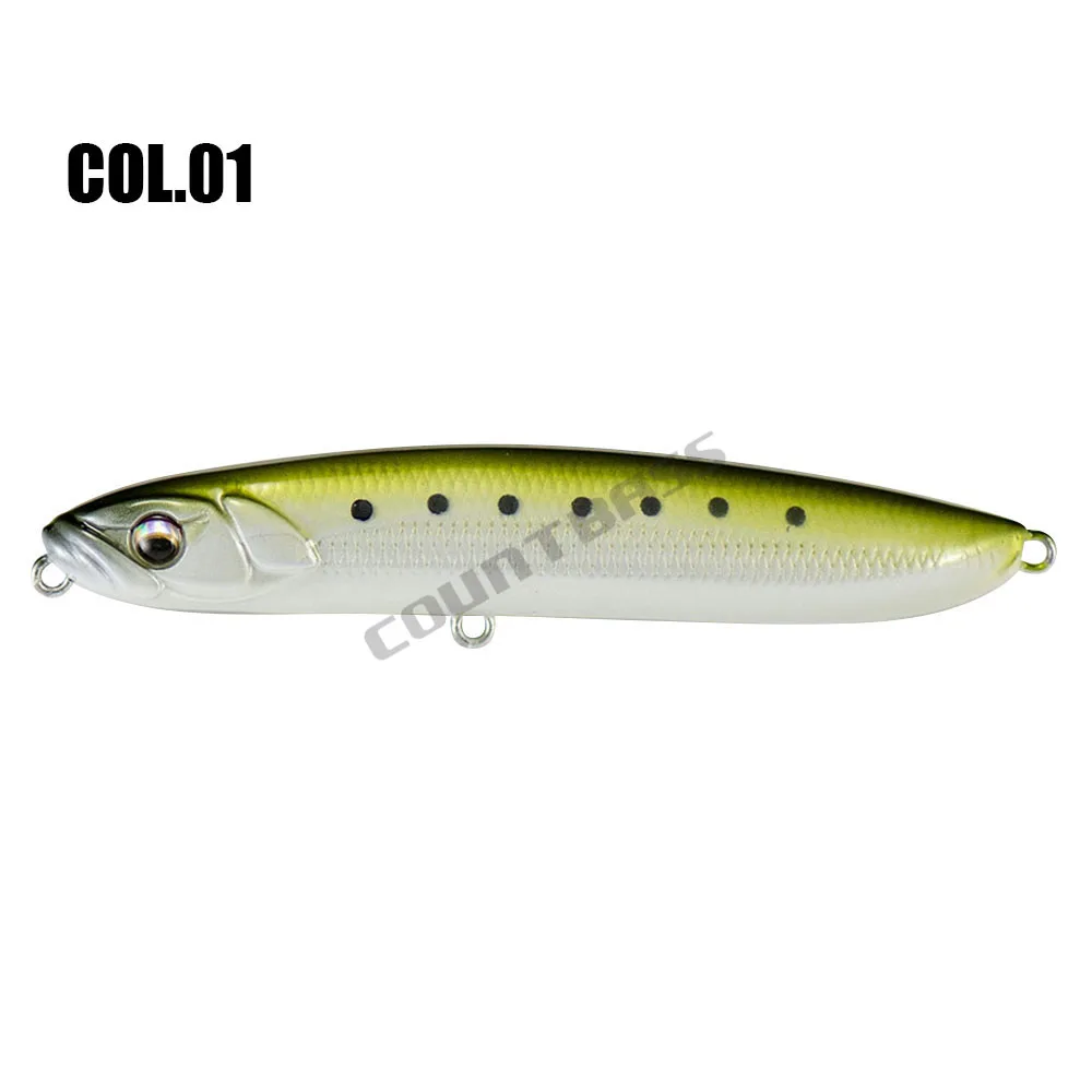Countbass Stickbaits 93 mm 3-3/5" 18 g 41/64 oz. Señuelo de pesca de buceo de 0,3 m, lápiz pececillo que se hunde sin labios para cebo duro de aguas poco profundas - imagen 5