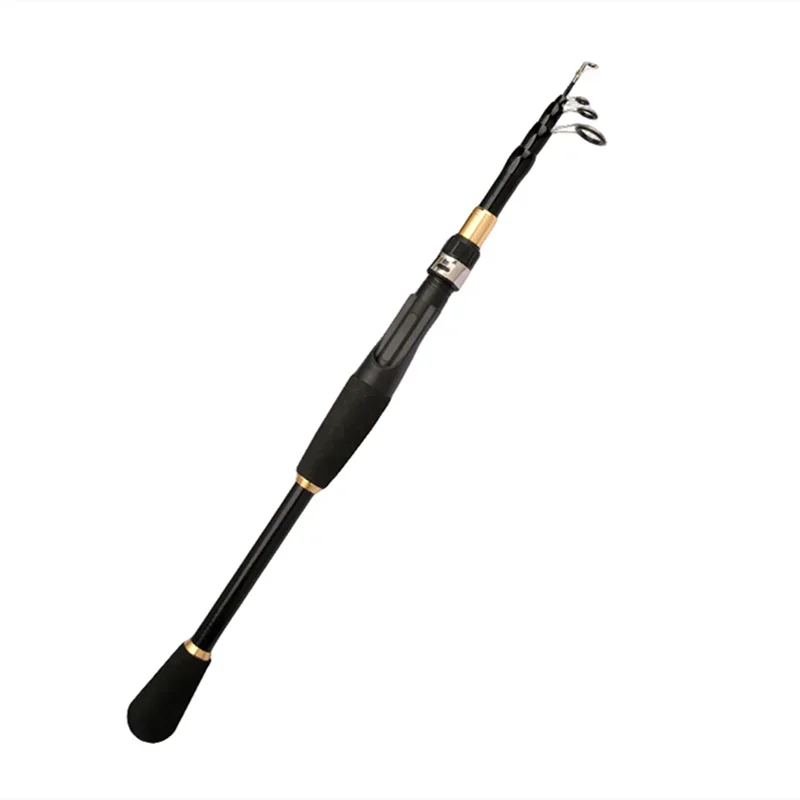 1,6 m 1,8 m 2,1 m 2,4 m carrete de caña de pescar telescópica Combo Kit completo caña de fibra de carbono carrete giratorio cañas de pescar - imagen 4