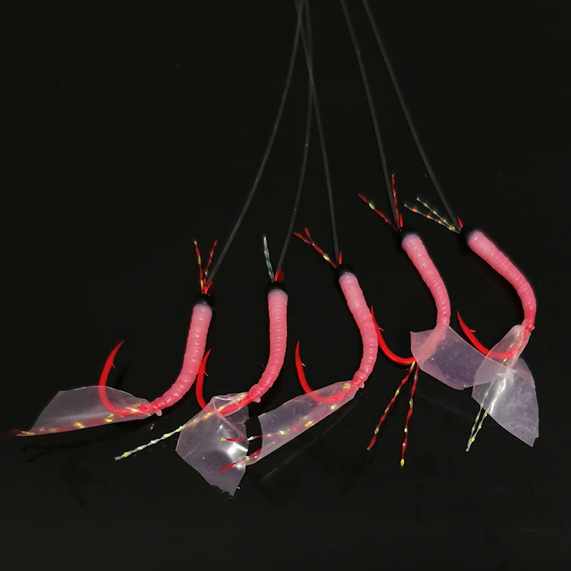 Hayabusa-Grupo de pesca mágico SS131, gancho de cuerda de camarón antártico, Croaker amarillo, Amarillo pollo, pescado curado, pargo rojo - imagen 3