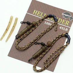 Leadcore Línea Carpa Resistente – Hilo especial para fondo duro