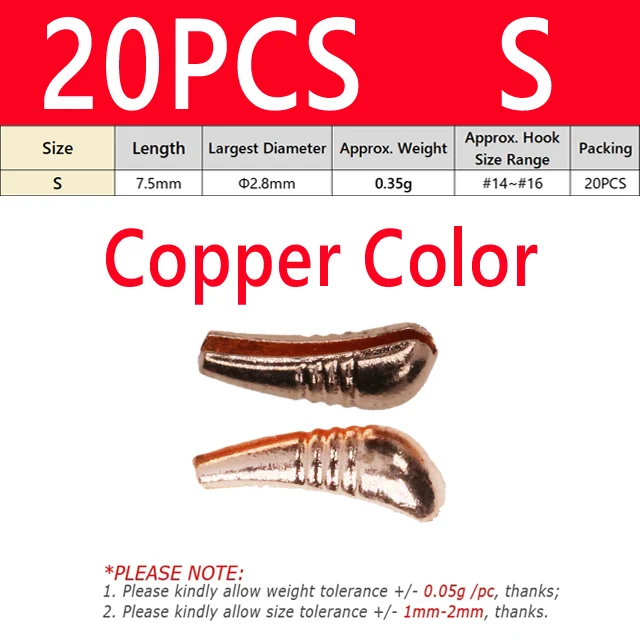 20PCS S Copper