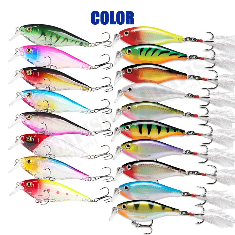 1 Uds señuelo de pesca Minnow 85MM 12G aparejos Wobbler hundidos Crankbait cebo duro Artificial Swimbait Peche Carpe Leurre equipo - imagen 3