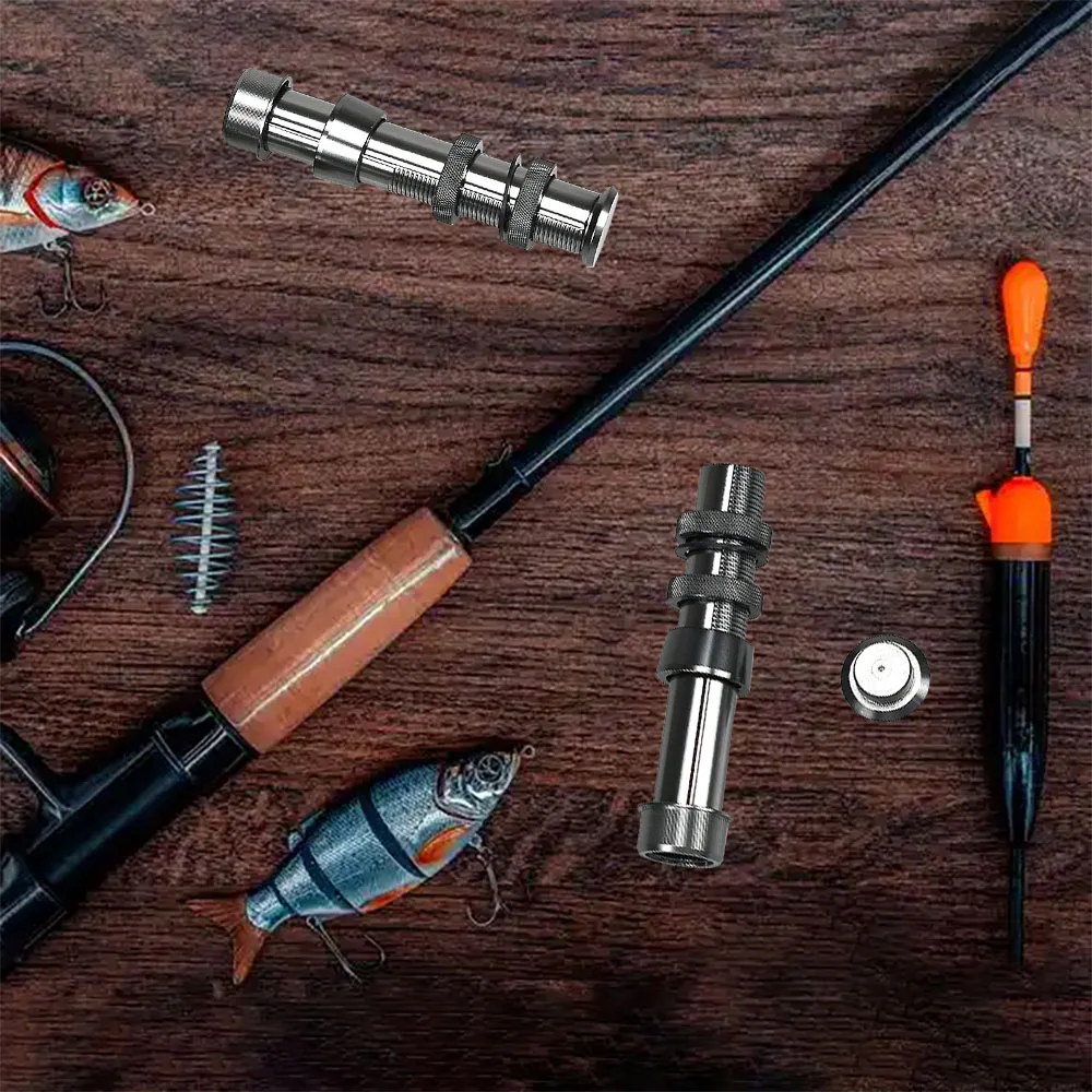 MNFT 1 Uds carrete de pesca fijo de Metal DIY caña de pescar con mosca asiento de rueda accesorios de mango de Metal - imagen 5