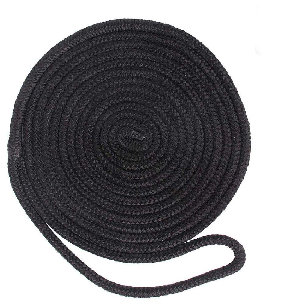 1 Uds. Línea de muelle de nailon trenzada doble cuerda para barco marina 5/8 pulgadas 50 pies 1/2 pulgadas 50 pies cuerdas y lazos para barcos para acoplamiento bucle de 12 "para Moorin - imagen 5