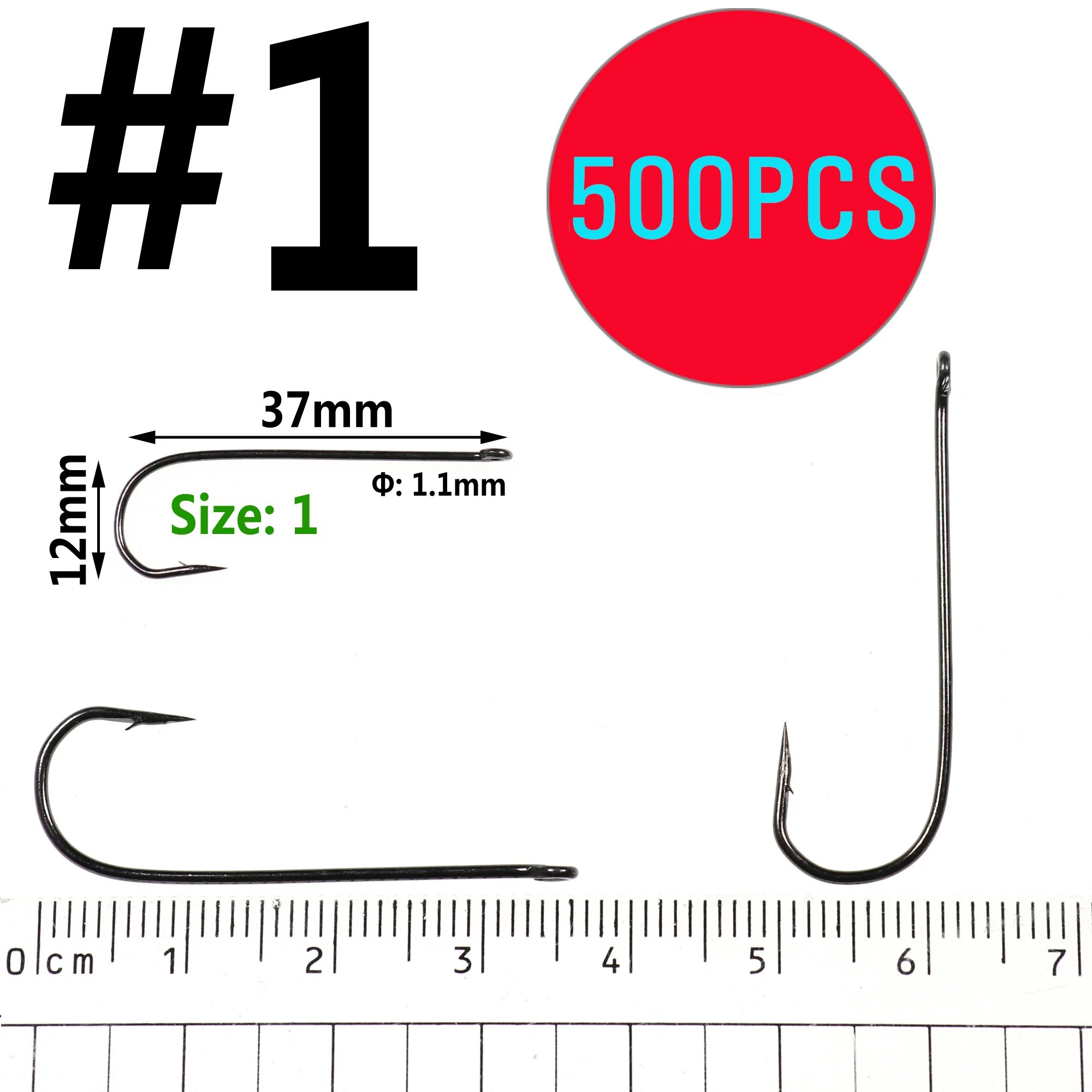 500PCS Size 1