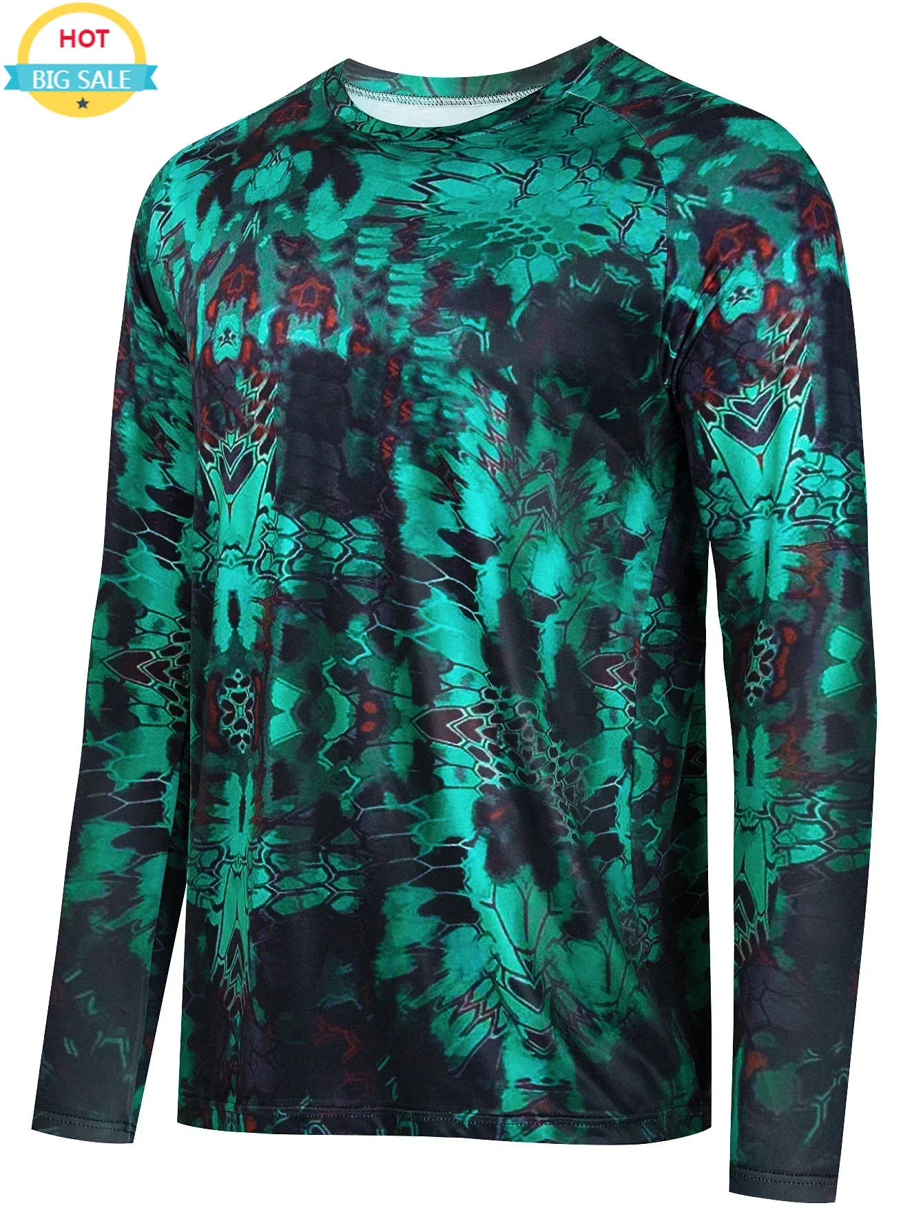 Camisa pesca manga larga hombre transpirable secado rápido exterior - imagen 4
