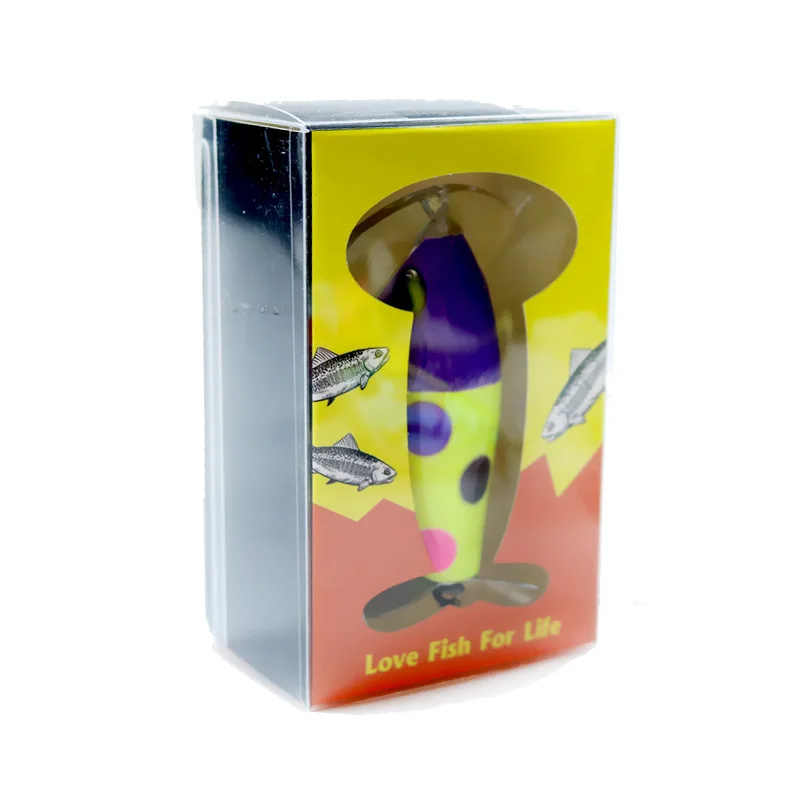 Swolfy 72mm/19g superficie flotante colisión onda de agua gateando boca cuadrada gran salpicadura Tractor señuelo pesca lubina - imagen 5