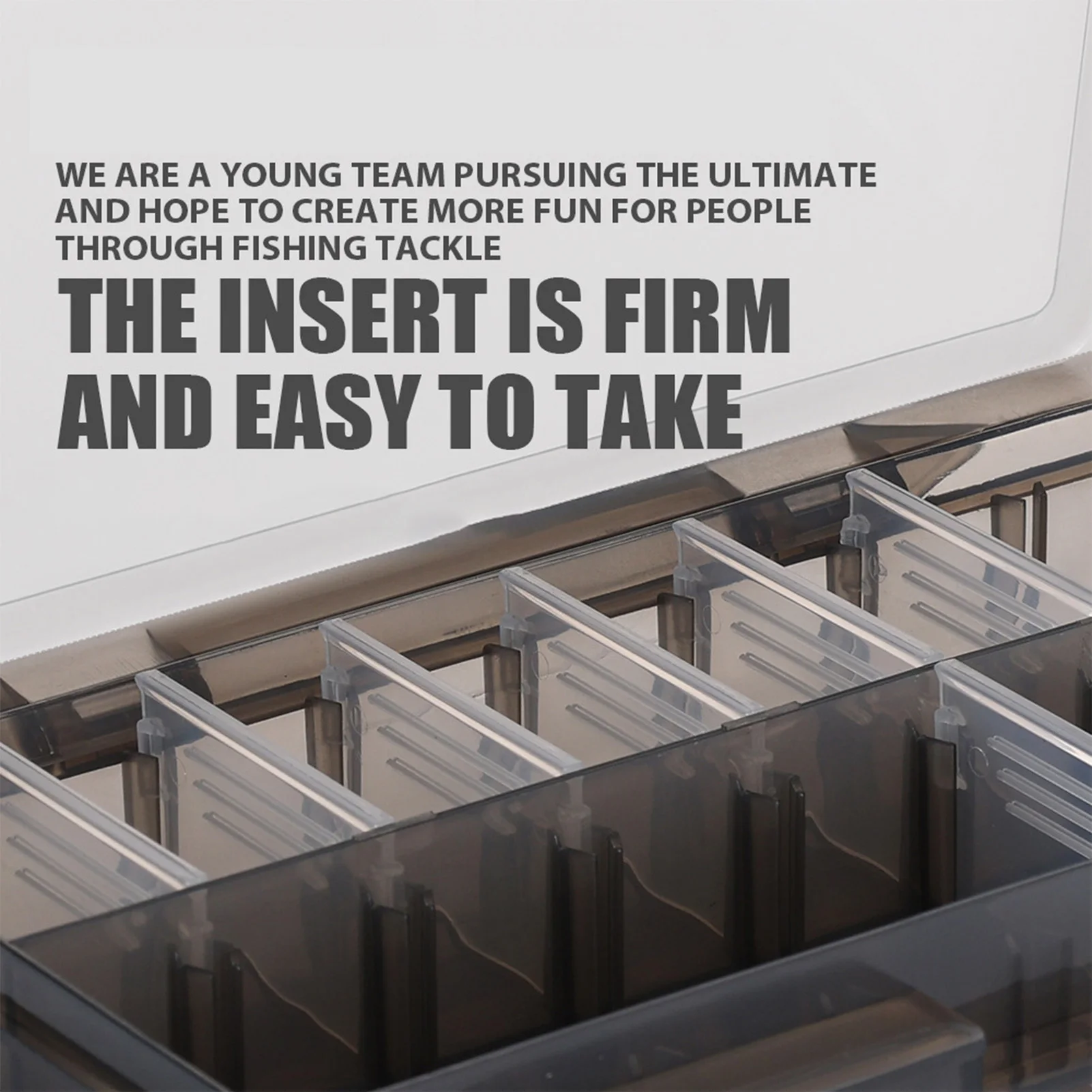 Caja de aparejos de pesca portátil, caja organizadora de 10 rejillas para señuelo de pesca, cebo, anzuelo, flotador, caja de almacenamiento de engranajes de pesca al aire libre - imagen 4