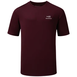 BASSDASH Camiseta pesca UPF 50+ manga corta cooling hombre