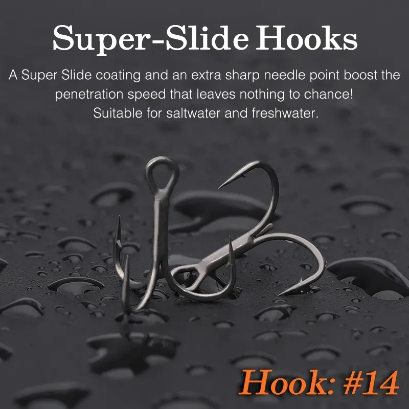 TSURINOYA 46S 51S juego de pececillos que se hunden, 5 uds., 46mm, 5g, 51mm, 5,8g, cebo duro para trucha, Kit de Señuelos de Pesca Ajing - imagen 3