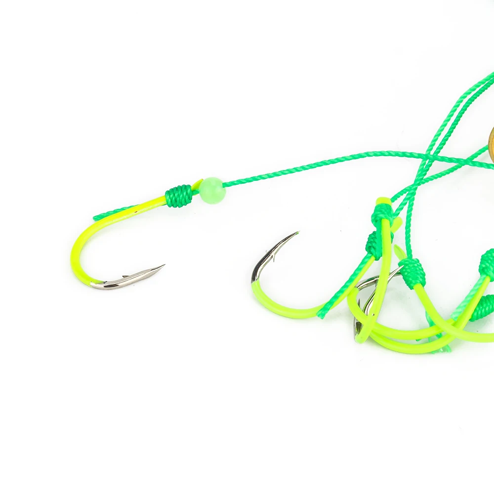 Anzuelo de pesca de explosión, trampa esférica de carpa de alto carbono, alimentador a prueba de bomba, anzuelos colgantes, gancho antibobinado de primavera, 8 Uds. - imagen 5