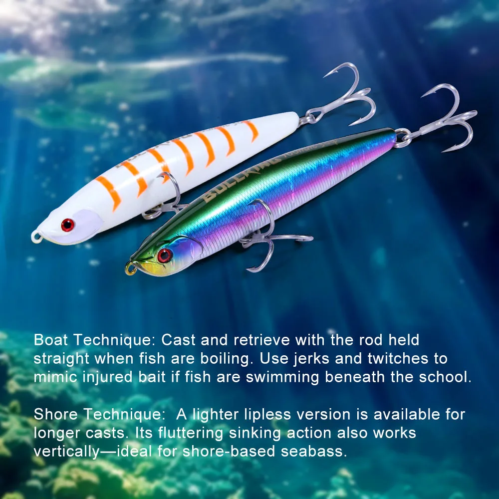 FSTK 2025 nuevo plantilla minnow manivela wobbler 36g 100mm Caplsoo hundimiento Minnow Artificial Jerkbait Bass Pike Carkbait Wobblers Swimbait - imagen 4