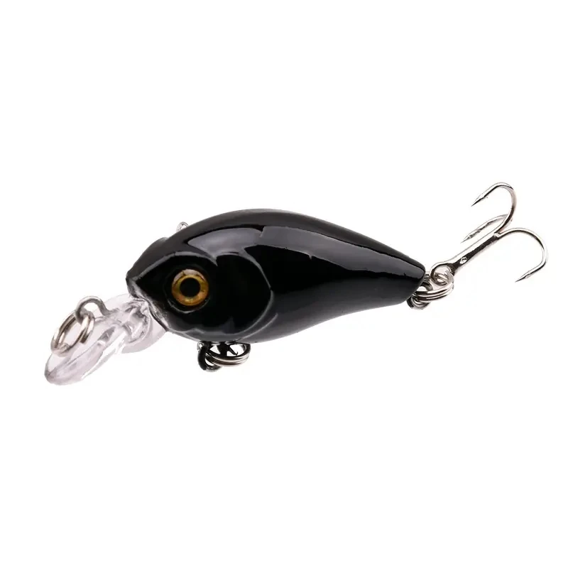 9 unids/lote señuelo de pesca Crankbait, cebo duro Artificial simulado, señuelo falso, equipo de pesca para lubina trucha agua dulce salada - imagen 5