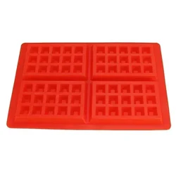 Molde de silicona antiadherente para waffles, pastel y muffins