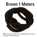 1 Meter  Brown