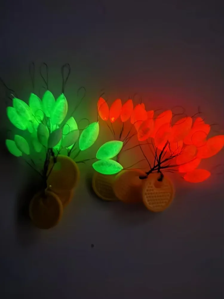 5 paquetes/lote flotador de pesca luminoso S/M/L frijoles flotadores ovalados siete estrellas 11mm/13mm/15mm accesorio aparejos carpa espuma A422 - imagen 5