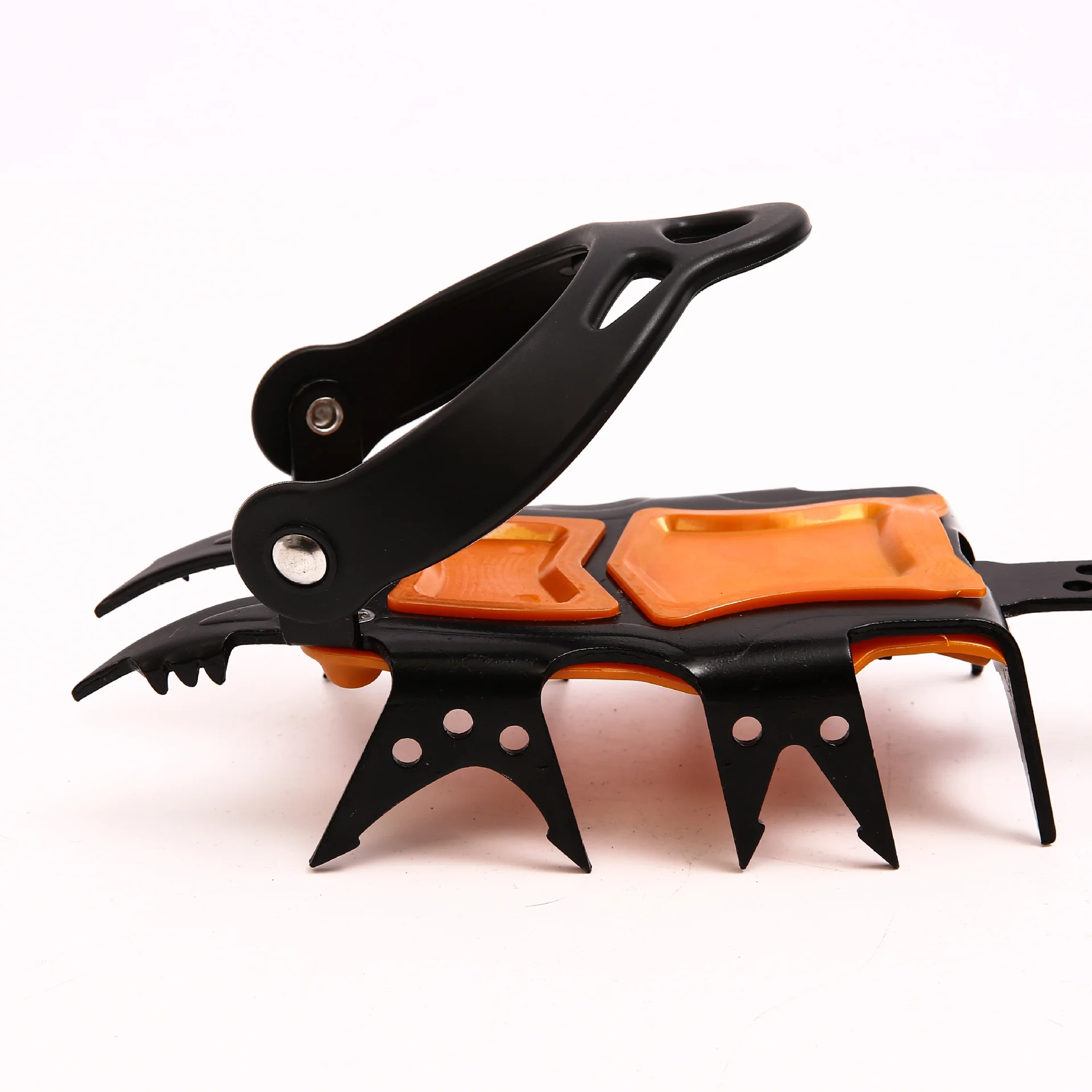 NUNATAK-crampones con garras grandes, 10/18 dientes, raquetas de nieve de acero inoxidable, Crampones antideslizantes, suela de zapato de invierno, tachuelas, zapatos de hielo antideslizantes - imagen 3