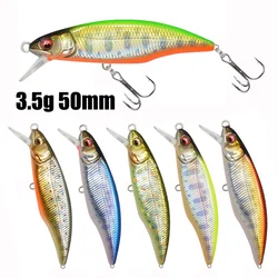 Afundando Minnow 50mm 3,5g Jerkbait para lubina y trucha
