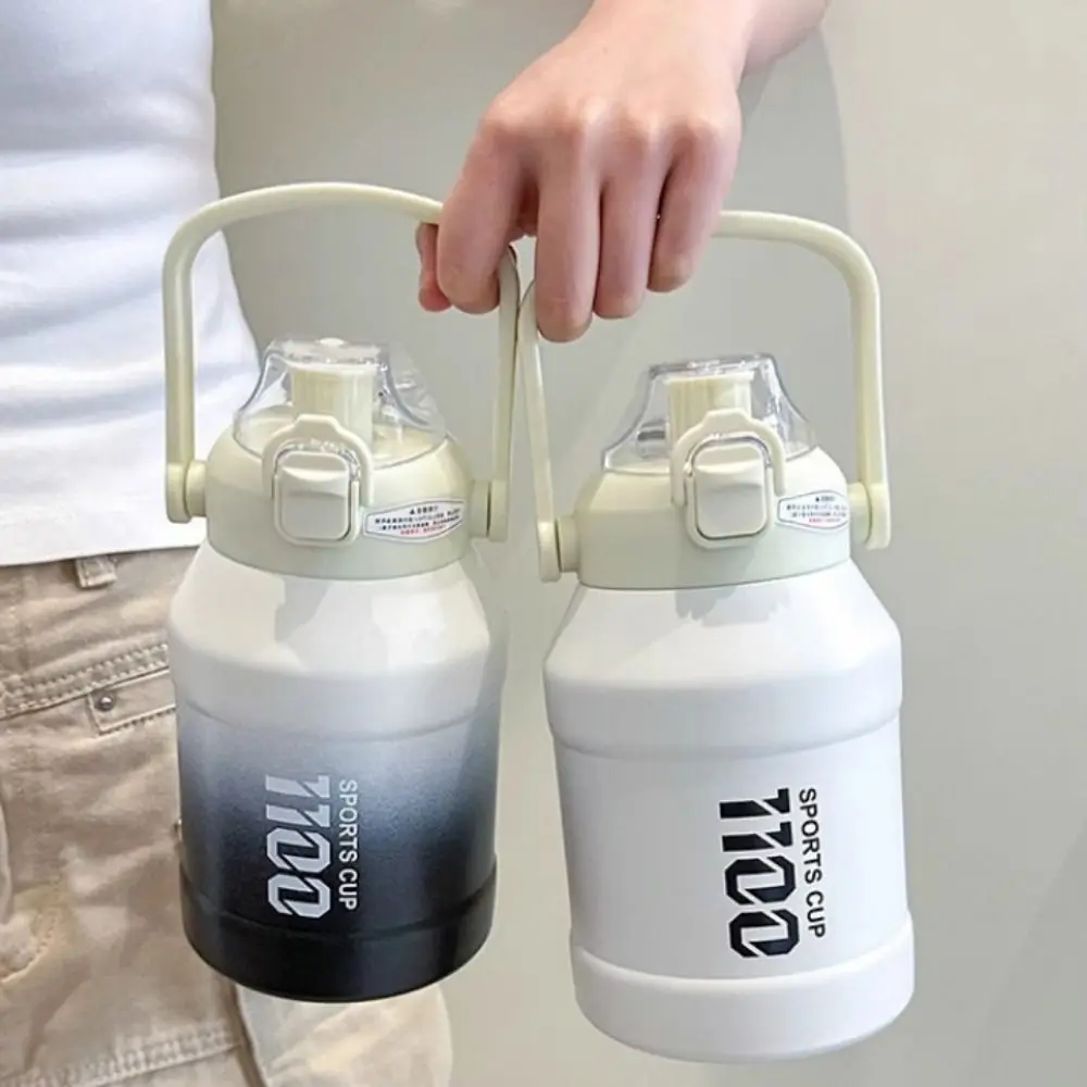 Termo de mano de acero inoxidable 316, termo aislado a prueba de fugas de gran capacidad, 1100ml, mantiene el frío y el calor - imagen 5