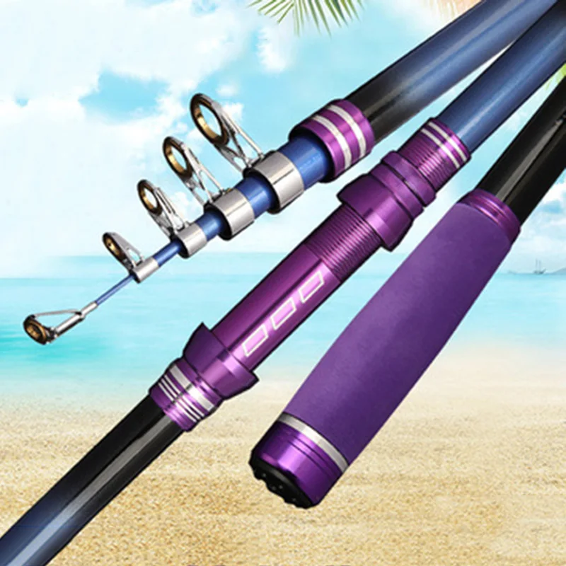 Caña de mar superdura, caña de lanzamiento lejano 2,1-3,6, palo de pesca giratorio, poste de barco de viaje, 10kg, caña de carpa de carbono para peces gigantes - imagen 5