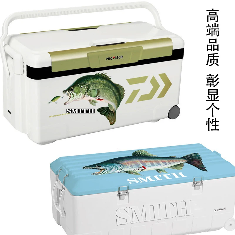 Pegatinas de Japón Smith, nuevo señuelo de pesca, pegatinas de caja de pesca de trucha femenina Yashan, pegatinas de caja de viaje impermeables - imagen 4