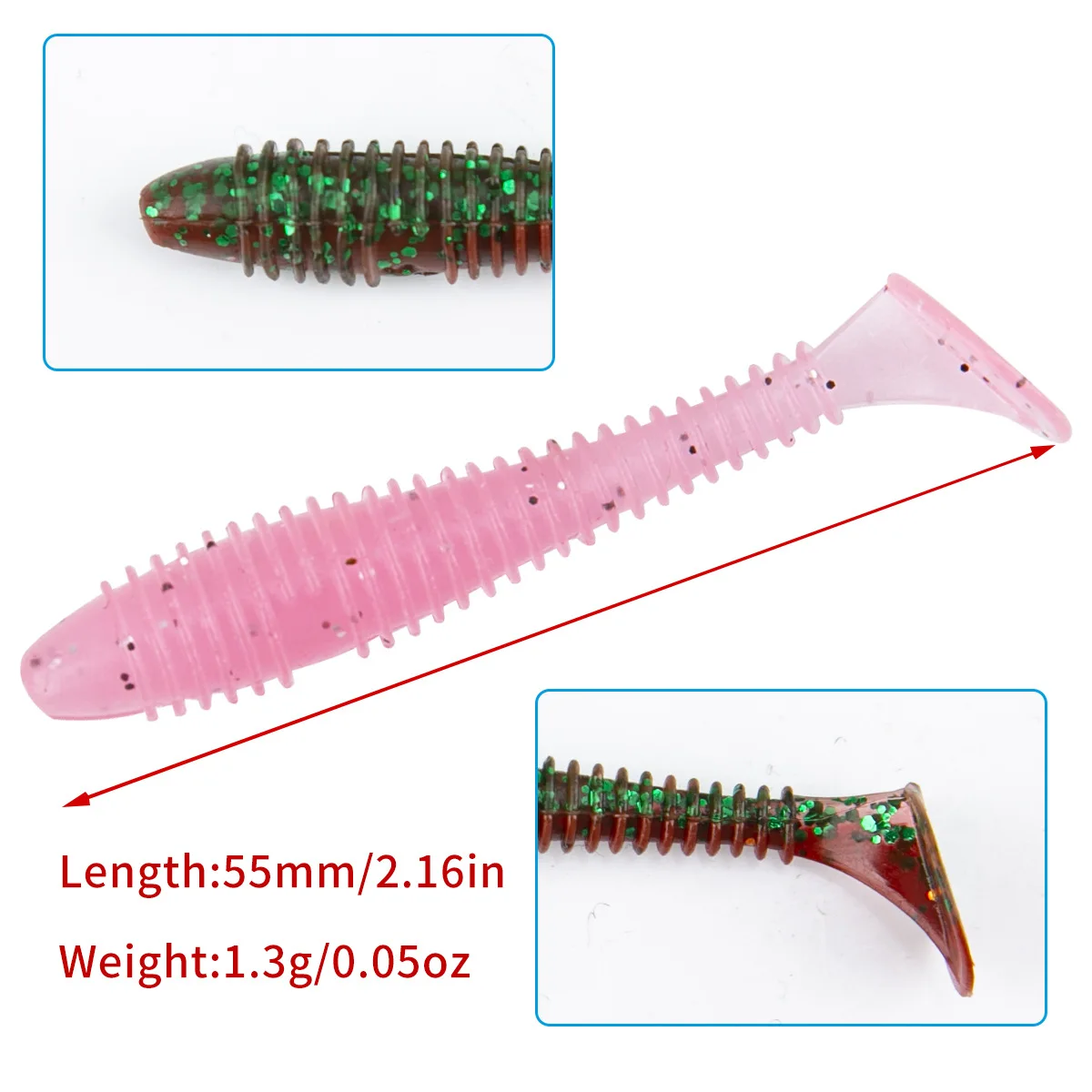 Este señuelo de pesca es 5