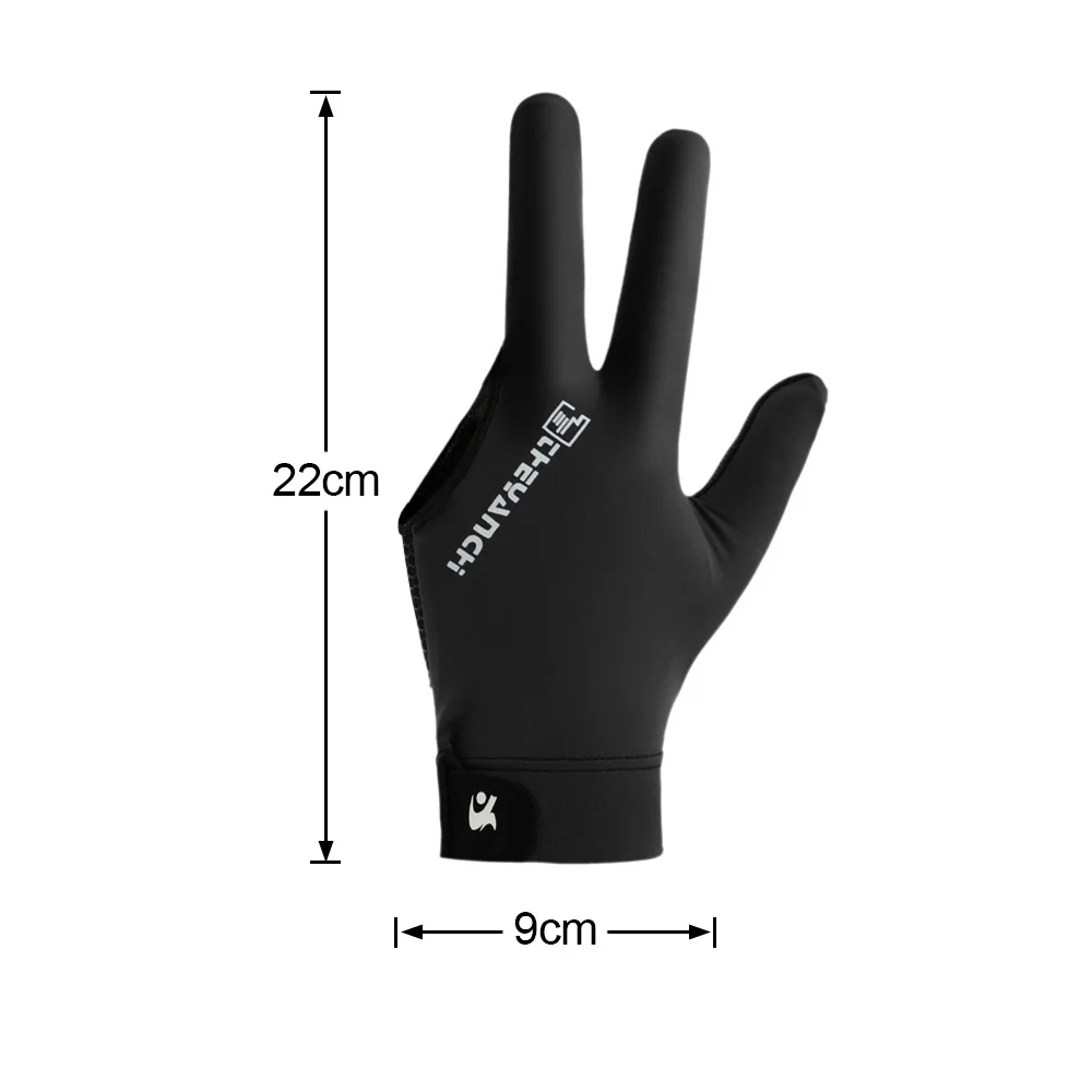 Guantes de billar de 3 dedos, manoplas cómodas, ligeras, para mesa de billar - imagen 4