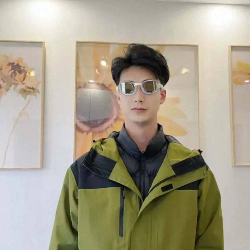 Gafas de natación impermeables, nosepiece desmontable, galvanoplastia, Anti-UV, montura grande de PU, lentes HD, gafas de natación antiniebla - imagen 3