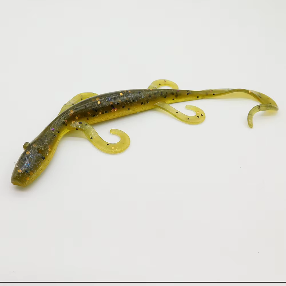 ESFISHING Señuelo lagarto salvaje 140 mm de silicona para lucio - imagen 5
