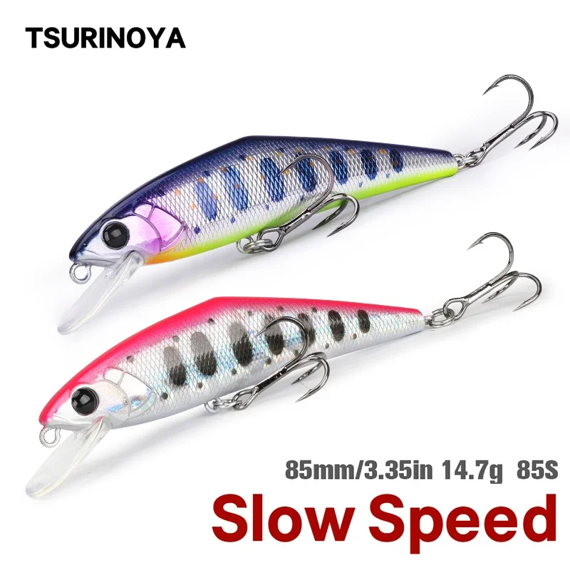 Tsurinoya 85S Minnow – Señuelo de hundimiento lento para lubina - imagen 3