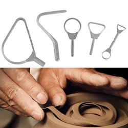 DIY artesanía de cerámica cerámica reparación de acero de tungsteno cabeza de cuchillo de palanquilla textura de tallado modelado cabeza de herramienta toroidal de aleación dura