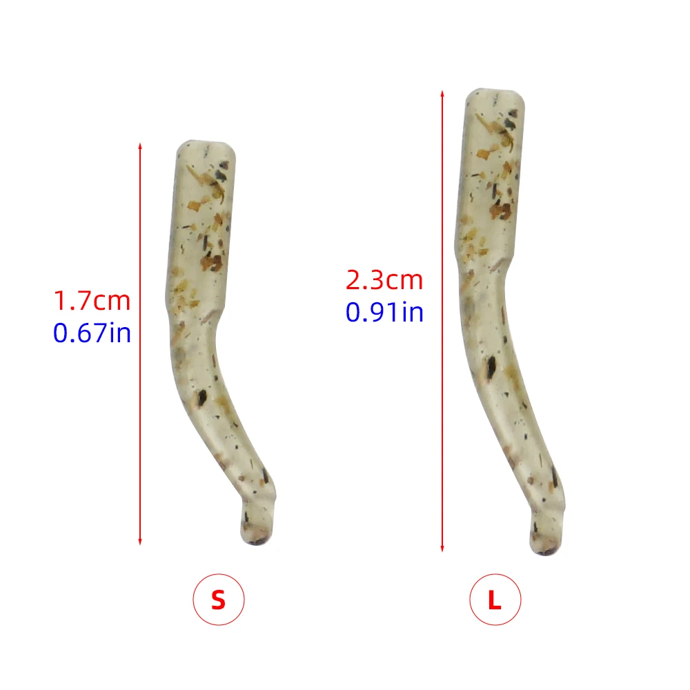 Hirisi-accesorios de pesca de carpa, 25 uds., manga de anzuelo de carpa, aparejos de pesca giratorios AH195, aparejos terminales de pesca - imagen 4